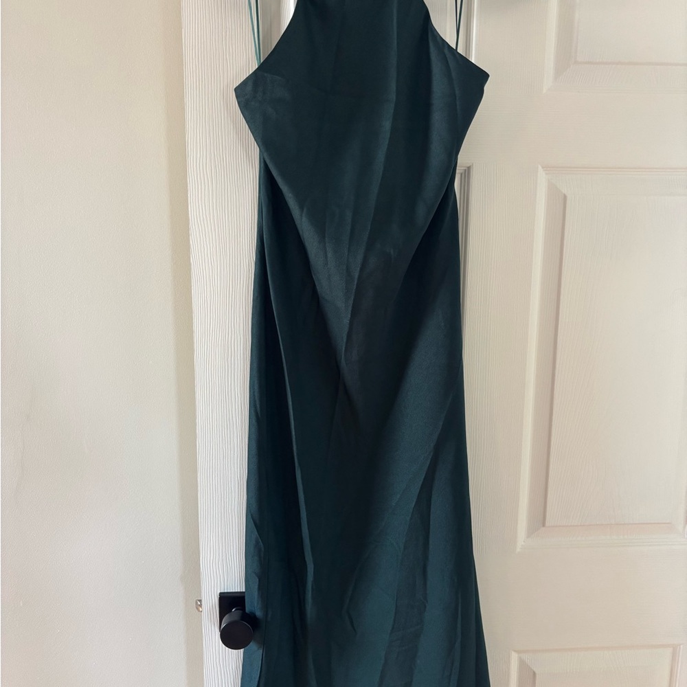 Sage Emerald Backless Dress